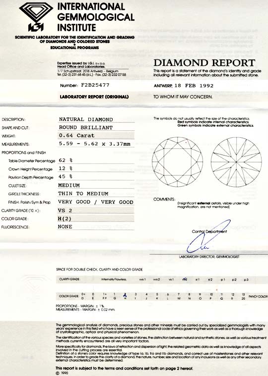 Foto 9 - Diamant-Brillant 0,64ct IGI Weiss Wesselton VGVG, D5571