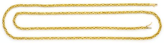 Foto 1 - Königskette Goldkette massiv Gelbgold Kasten-Verschluss, K2365