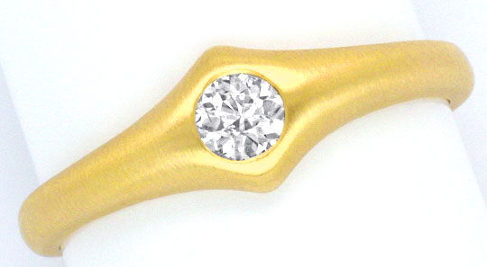Foto 2 - Toller Diamant-Designer-Ring 0,23 Carat massiv Gelbgold, R1110