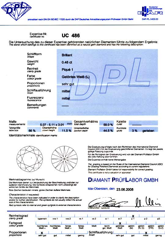Foto 9 - Diamant-Spannring 0,48ct DPL Expertise, Gelbgold, S9784